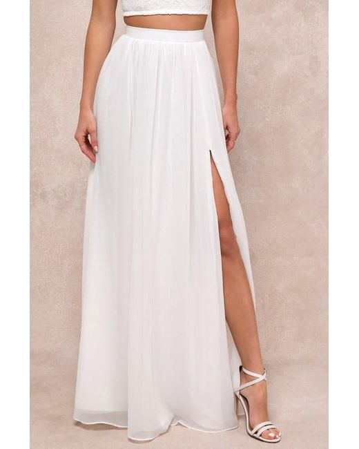 Lulus Sweet Stunner Lace Two-Piece Maxi Dress in Natural | Lyst UK Lulus Sweet Stunner Lace Two-Piece Maxi Dress in Natural | Lyst UK