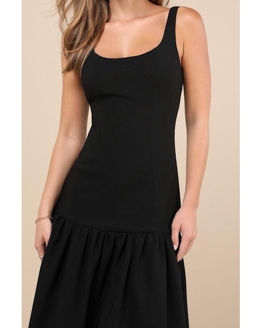 knee length dresses for ladies RARE LONDON Mid Ruched Open Back Dress
