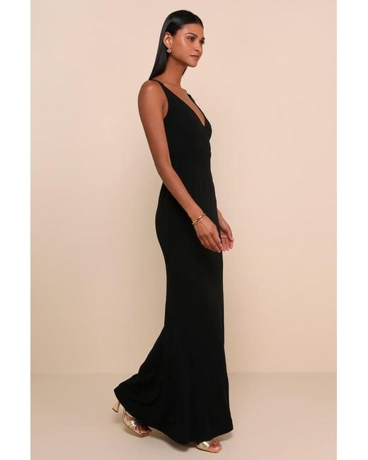 Lulus Black Melora Sleeveless Maxi Dress