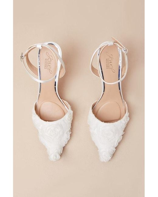 Jewel Badgley Mischka Shannon Ankle Strap Pumps For Women Jewel