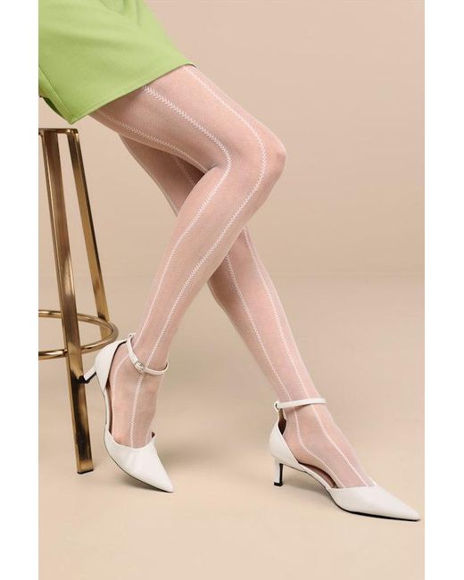 L'eggs Natural 360 Contourâ„ Striped Sheer Tights