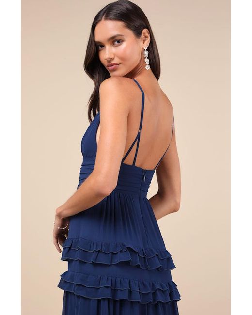 old navy blue striped dress Gardenia Dress (Thread & Supply) DENIM BLUE / LARGE