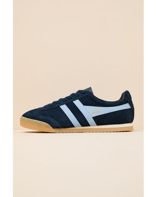 Gola Blue Apollo And Air Suede Lace-Up Sneakers
