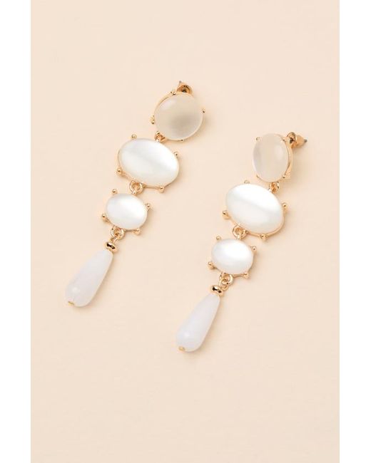 Lulus Black Ruiz Beaded Drop Earrings