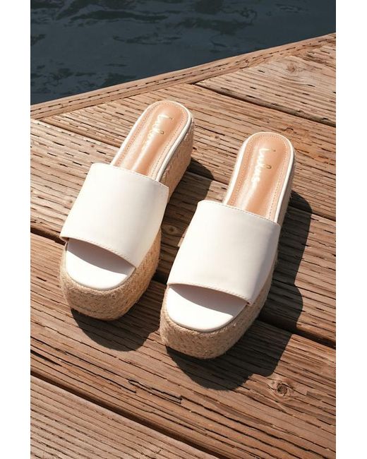 Lulus Natural O'Ahu 2 Espadrille Platforms