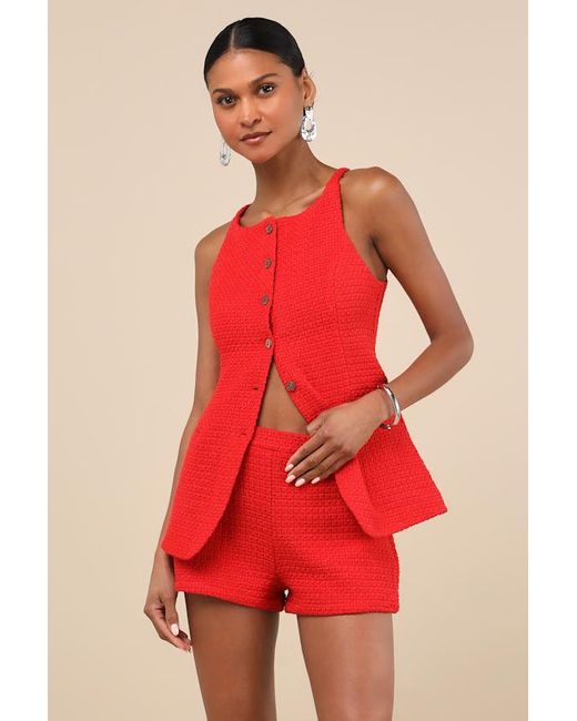 Lulus Mariette Tailored Knit Shorts