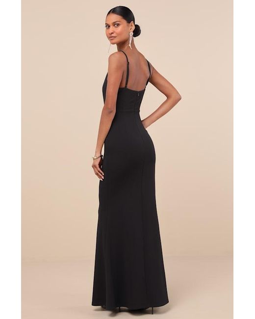 Lulus Natural Imre Sleeveless Mermaid Maxi Dress