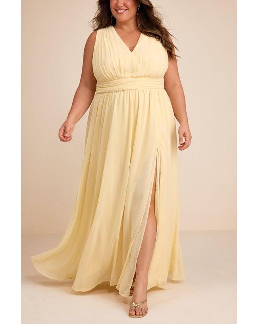 Lulus Natural Heavenly Hues Pale Maxi Dress