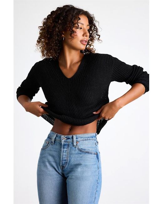 Lulus Black Halifax Knit Sweater