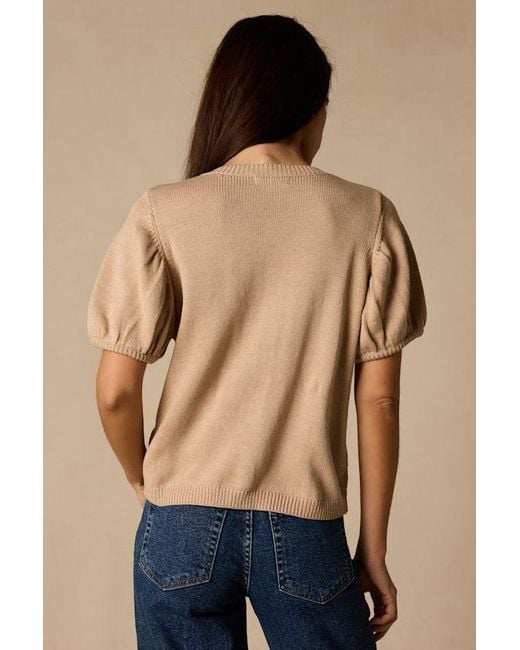 Lulus Blue Susan Short Sleeve Button-Up Cardigan