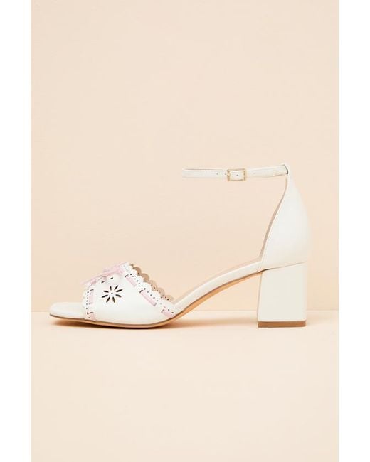 Lulus Pink Vivienne Ankle Strap Low Heel Sandals