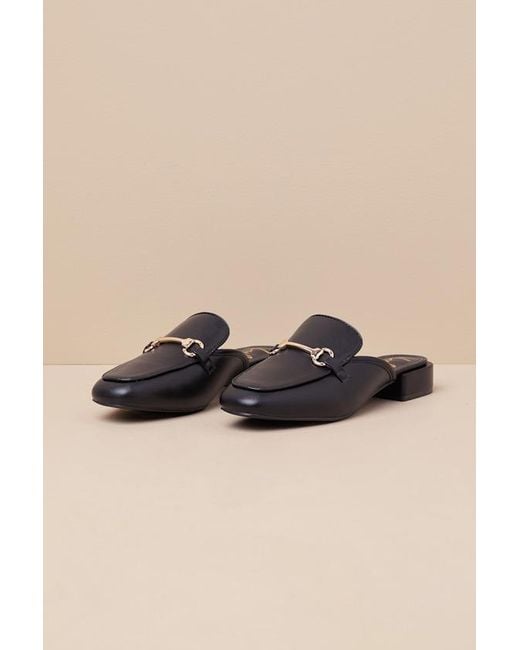 Lulus Gray Ranae Slide-On Loafers