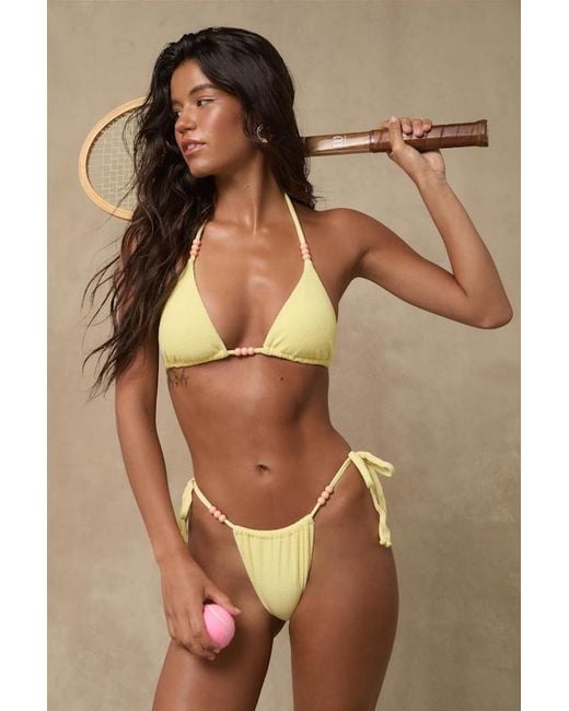 Dippin' Daisy's Brown Bali Triangle Bikini Top