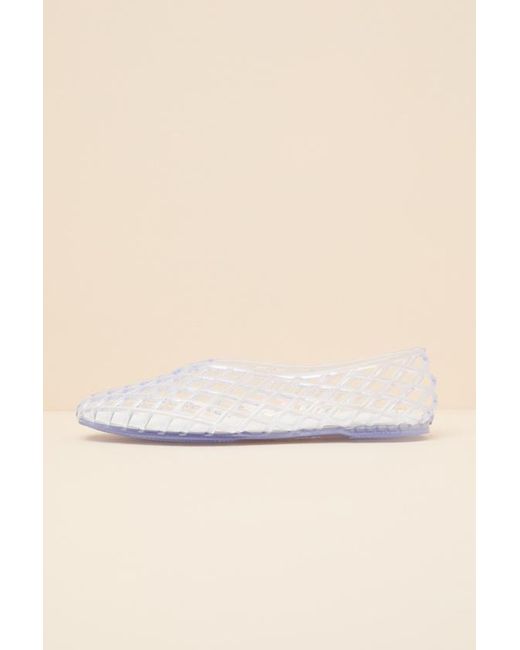 Dolce Vita Natural Jam Crystal Sheer Jelly Flats
