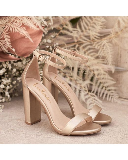 Lulus White Taylor Ankle Strap Heels