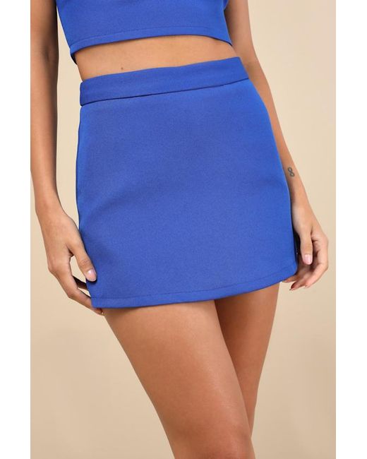Lulus Blue Divinely Sunny Sleeveless Two-Piece Romper