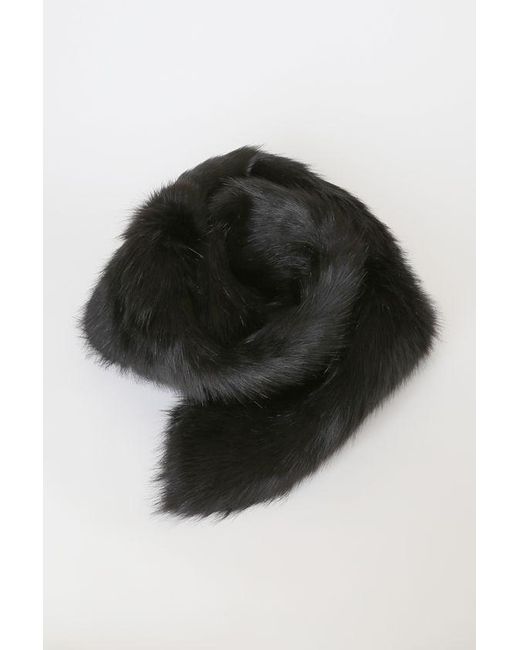 Lulus Red Demure And Dreamy Faux Fur Stole