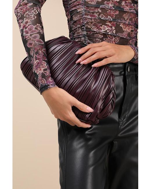 Plum clutch discount