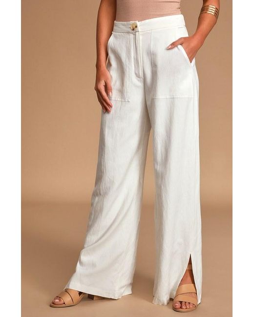 Lulus Black Jet Stream High-Waisted Wide-Leg Pants