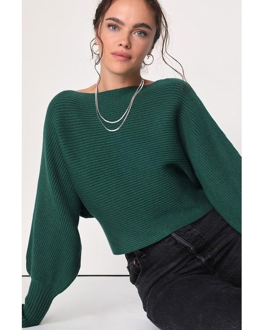 Ribbed dolman sweater outlet
