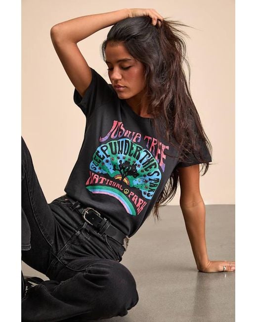 Prince Peter Black Joshua Tree Under The Stars Vintage Graphic Tee