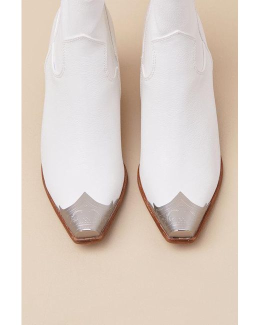 Lulus Natural Naiya Western Ankle Boots
