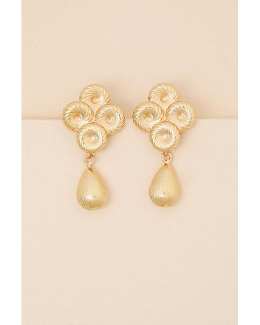 Lulus Natural Quinny Statement Earrings