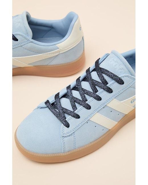 Gola Natural Aztec Air And Off Suede Leather Lace-Up Sneakers