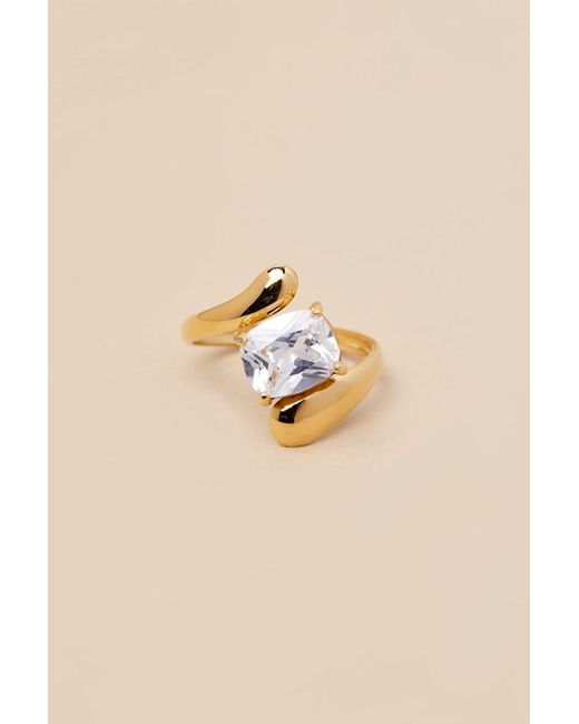 8 Other Reasons Natural Em 18Kt Rhinestone Wrap Ring