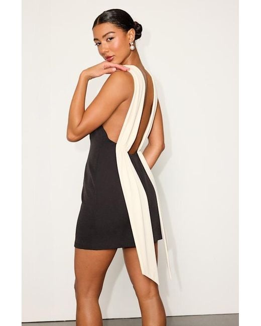 sachin and babi light blue dress Since Way Back Halter Mini Dress White
