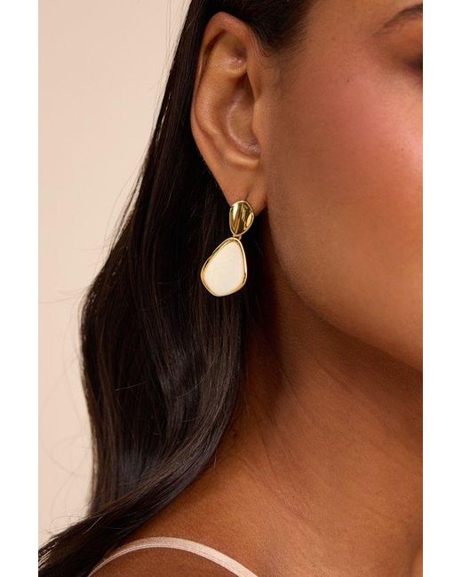 Lulus Brown Finnian Drop Earrings