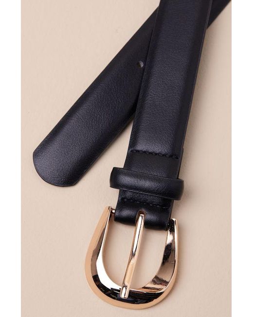 Lulus Black Total Element Belt