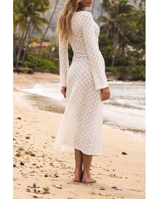 midi length swim cover up