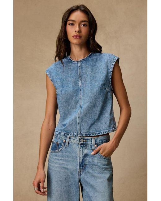 Levi's Blue Denim Medium Wash Tee