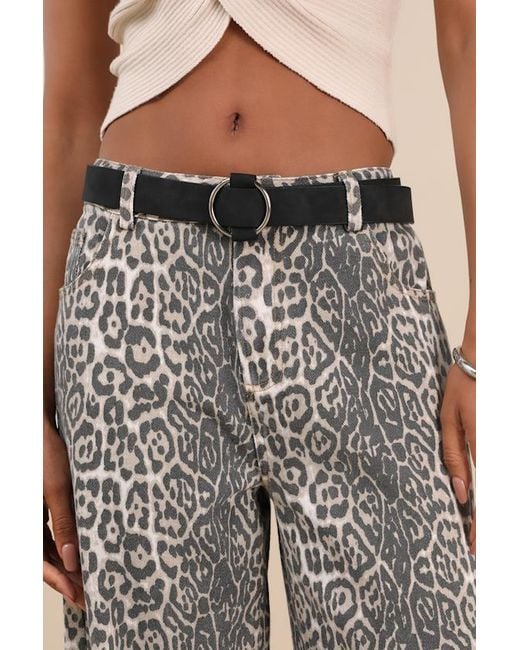 Lulus Black Effortless Is More Ring Belt