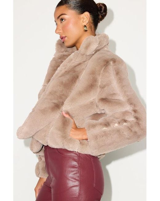 Lulus Gray A Chic Classic Faux Fur Coat