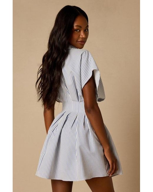 Lulus Multicolor Lisha Striped Collared Mini Dress