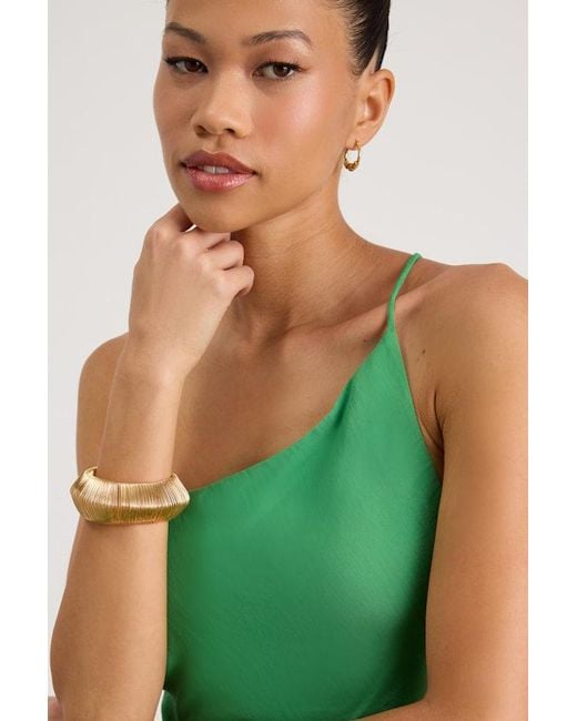 Lulus Natural Blanche Chunky Cuff Bracelet