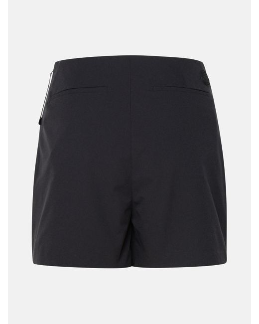 Moncler Black Polyester Blend Shorts