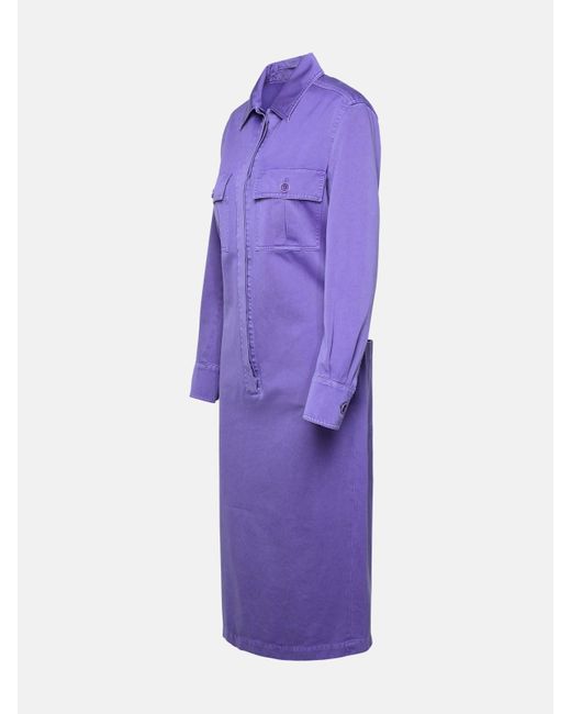 Max Mara Purple 'cennare' Lavender Cotton Dress