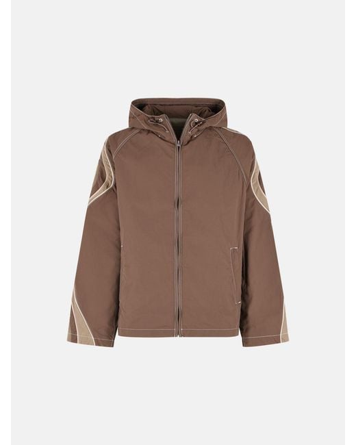 ERL Brown Nylon Jacket for men