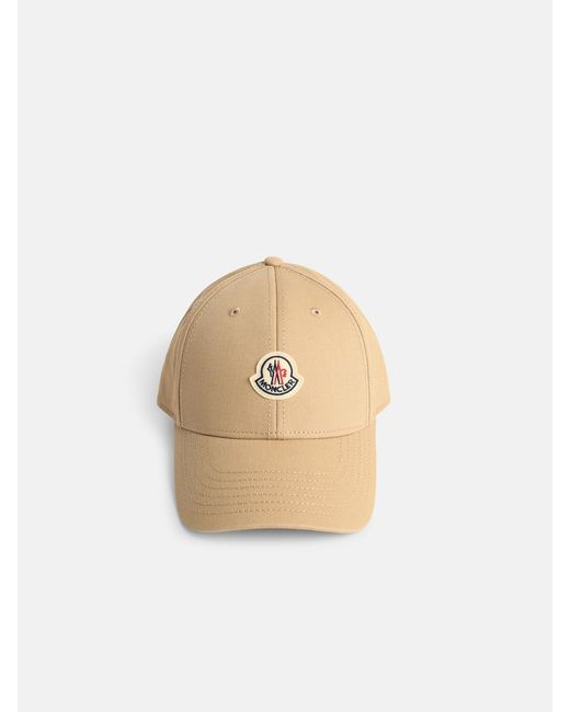 Moncler White Cotton Cap