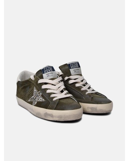 Golden Goose Deluxe Brand Brown 'super-star Classic' Leather Sneakers