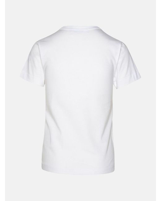 COMME DES GARÇONS PLAY White Comme Des Garçons Play Cotton T-shirt