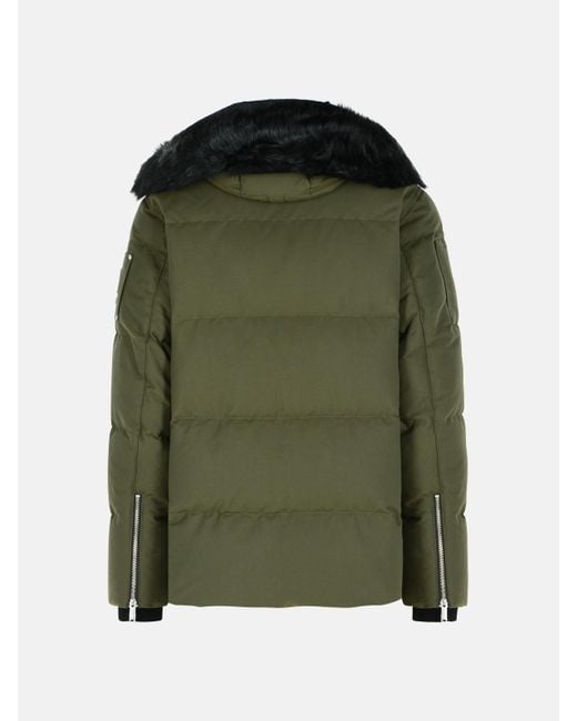 Moose Knuckles Green Cotton And Nylon Jacket for men