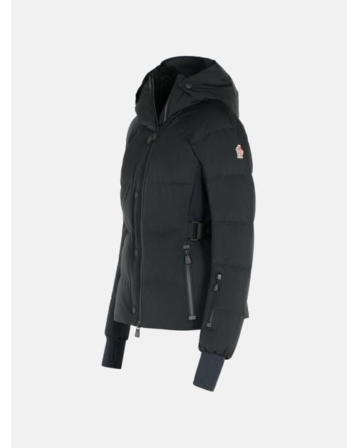 Moncler Black 'guyane' Polyamide Blend Down Jacket
