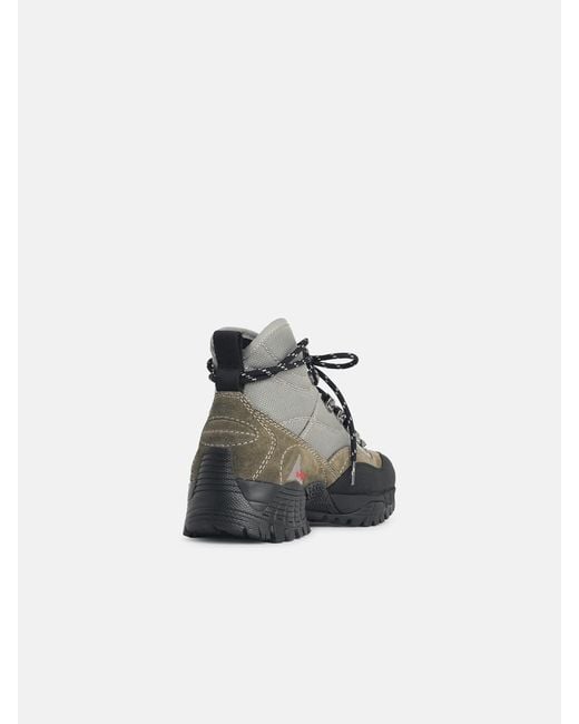 Roa Green 'Andreas Raw' Sage Nylon Boots
