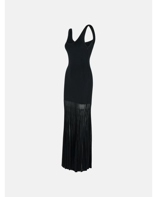 MICHAEL Michael Kors Black 'Scoop' Viscose Blend Dress