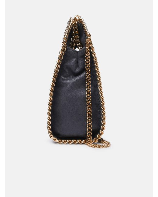 Stella McCartney Blue 'falabella' Mini Tote Bag In Recycled Polyester