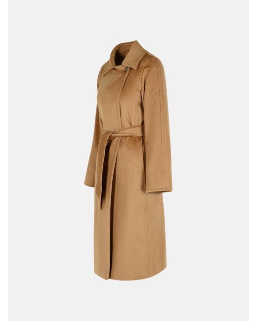 Max Mara Natural Camel Coat